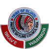 Camp Oljato patch with Brave and Warrior segments.